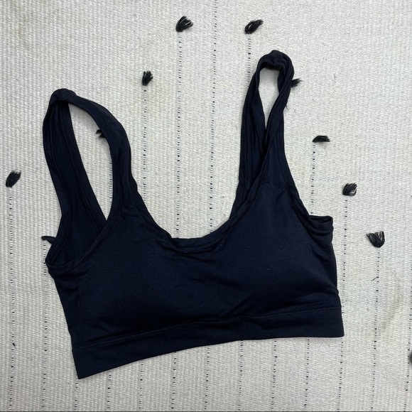 Nordstrom Bare Tank Bralette Black Womens XS - Picture 2 of 4